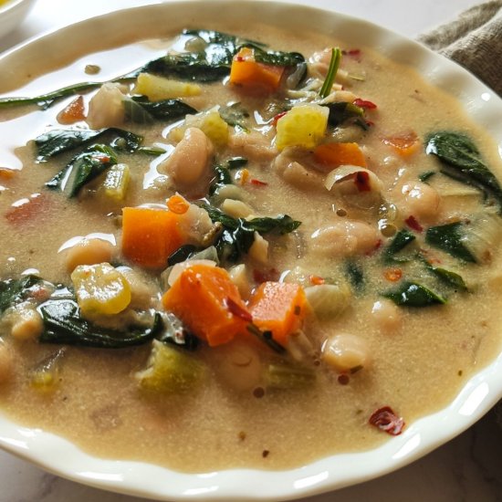 Cannellini bean soup