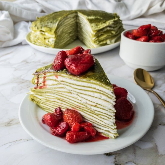 Matcha Crepe Cake