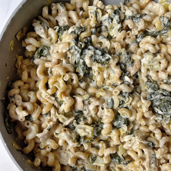 Spinach & Artichoke Chicken Pasta