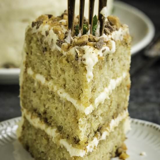 Best Toffee Banana Layer Cake