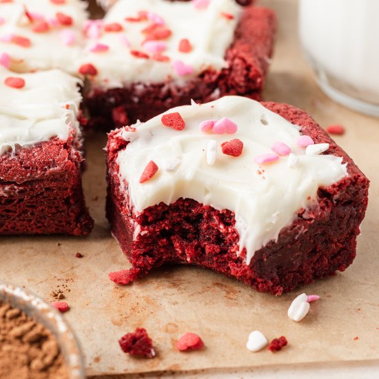 Red Velvet Brownies