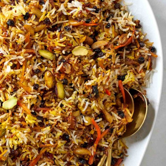 Shirin Polo – Persian Jeweled Rice