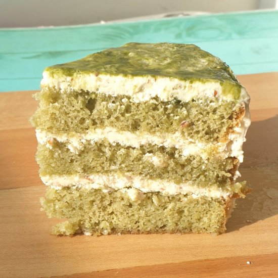 Matcha layer cake