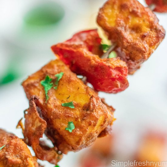 Air fryer Paneer Tikka