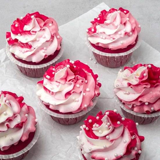 Pink cupcakes