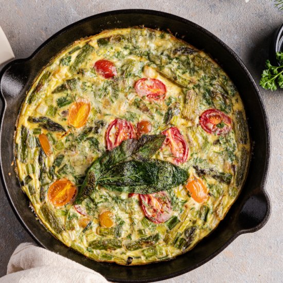 Asparagus Frittata Recipe