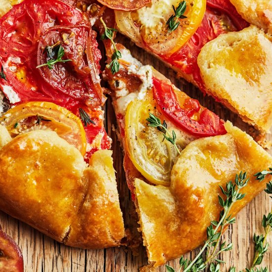 Tomato Galette with Olive Oil