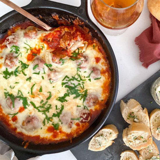 Crock-Pot Meatball Hoagie Dip