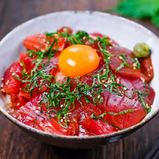 Marinated Tuna Sashimi Bowl