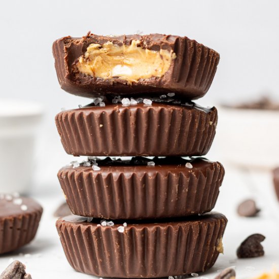 3 Ingredient Peanut Butter Cups