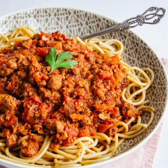 Vegetarian Quorn Bolognese