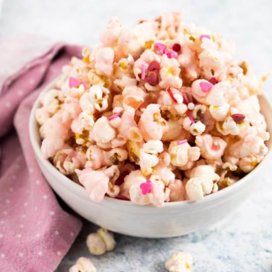 Valentine’s Day Pink Popcorn