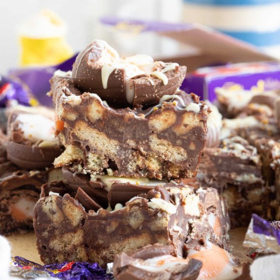 Easy Creme Egg Tiffin