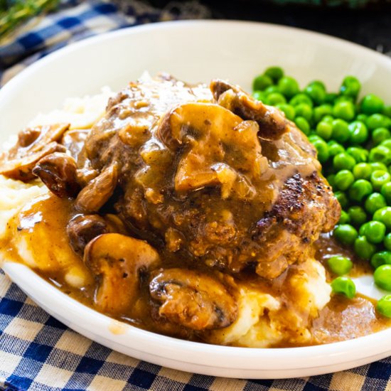 Hamburger Steaks with Mushroom