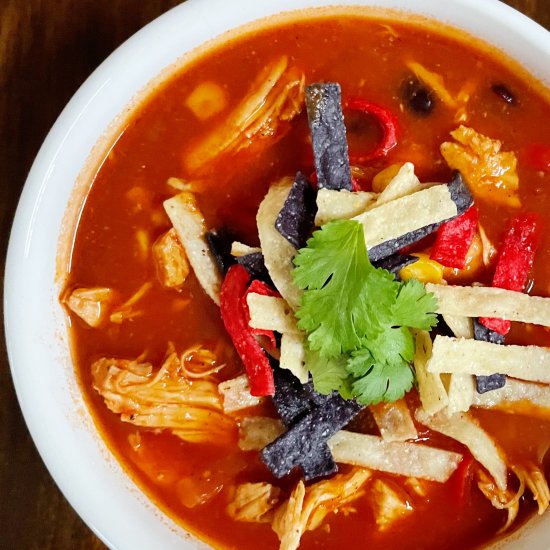 Dairy Free Chicken Tortilla Soup