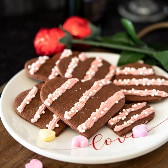 Chocolate and Strawberry Cookies