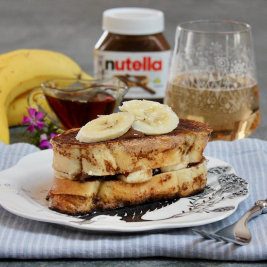 Banana & Nutella Fancy French Toast