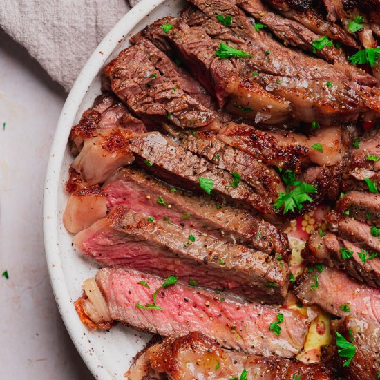 Air fryer ribeye