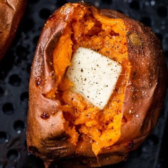 Air Fryer Baked Sweet Potato