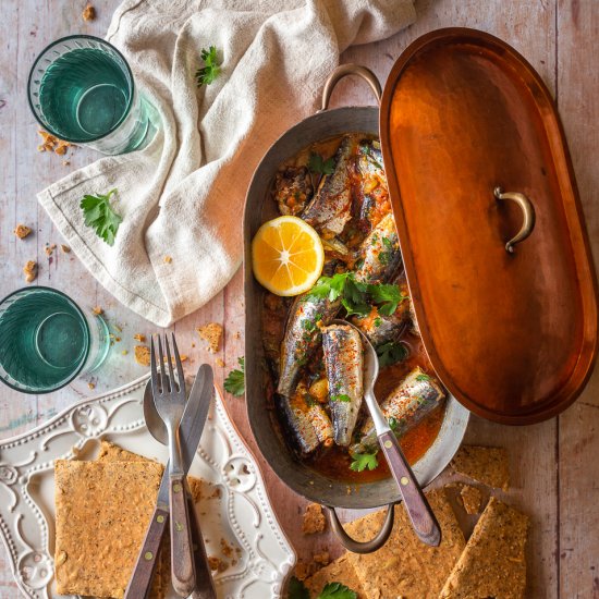 Pan-Cooked Sardines