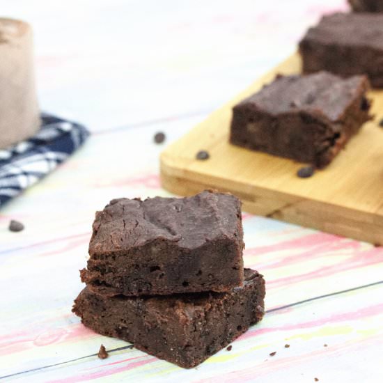 Fudgy Protein Brownies