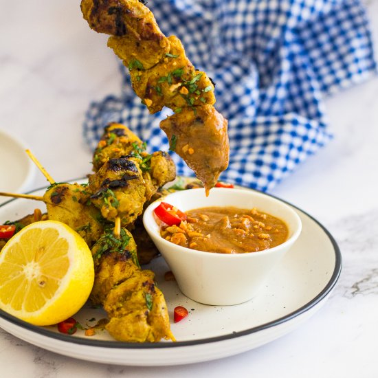 Satay Chicken Skewers