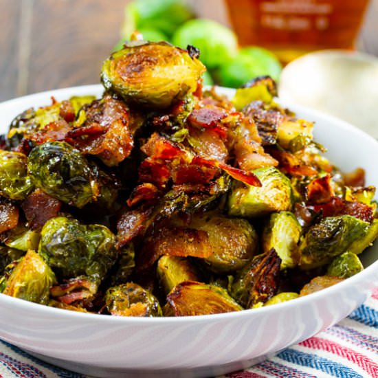 Maple Bacon Brussels Sprouts