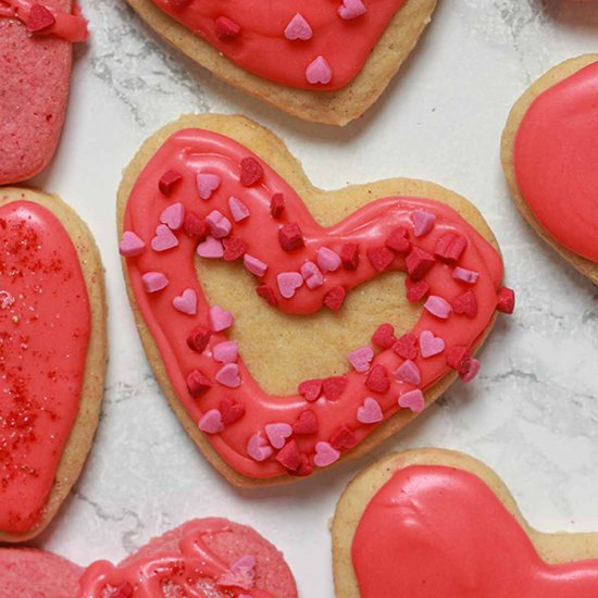 Vegan Valentine’s Day Cookies