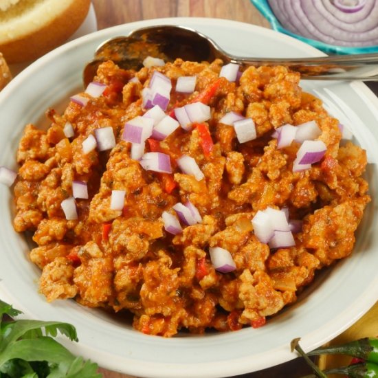 Indian Turkey Sloppy Joes