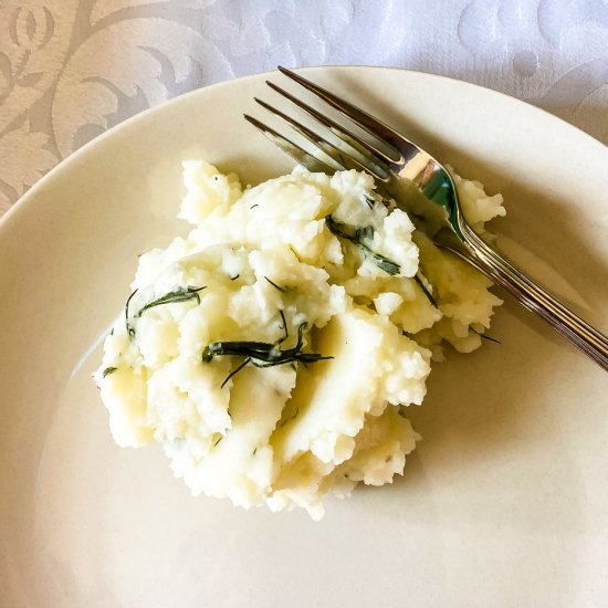 Buttermilk and Dill Mashed Potatoes