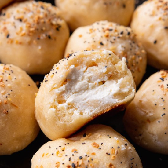 Everything Stuffed Bagel Bites