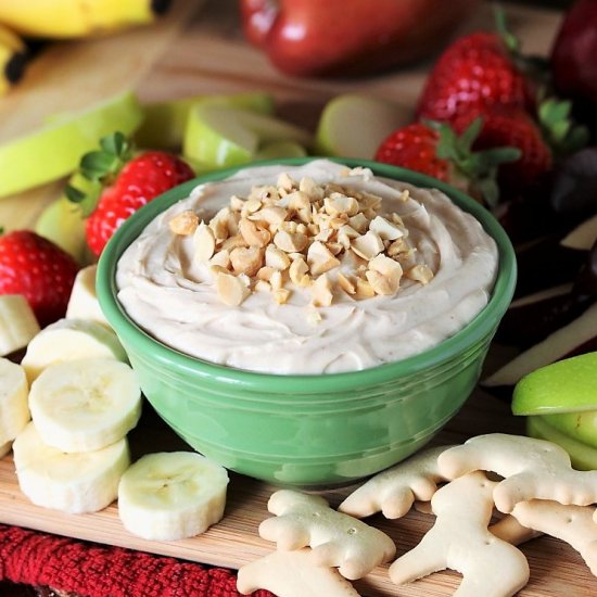 Peanut Butter Greek Yogurt Dip