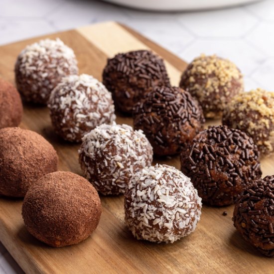 Easy Dark Chocolate Truffles