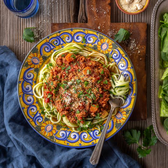 Low-Fat Turkey Bolognese