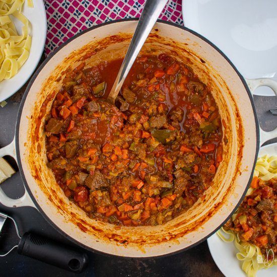 Leftover Lamb Ragu