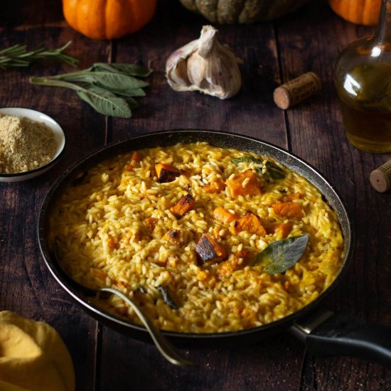 Roasted Pumpkin Risotto