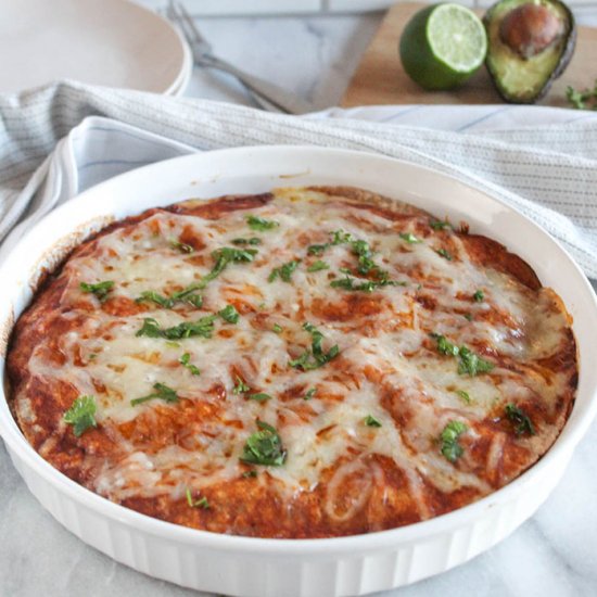 Vegetarian Enchilada Cassserole