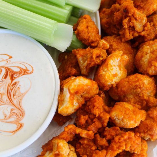 Buffalo Cauliflower Bites