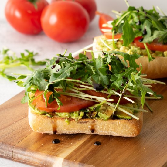 Epic Avocado Ciabatta Toast