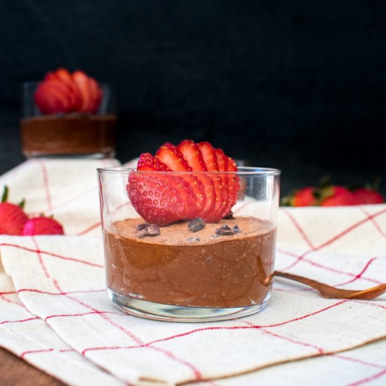 Eggless chocolate mousse