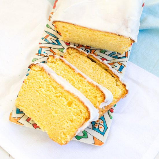 Tangerine pound cake