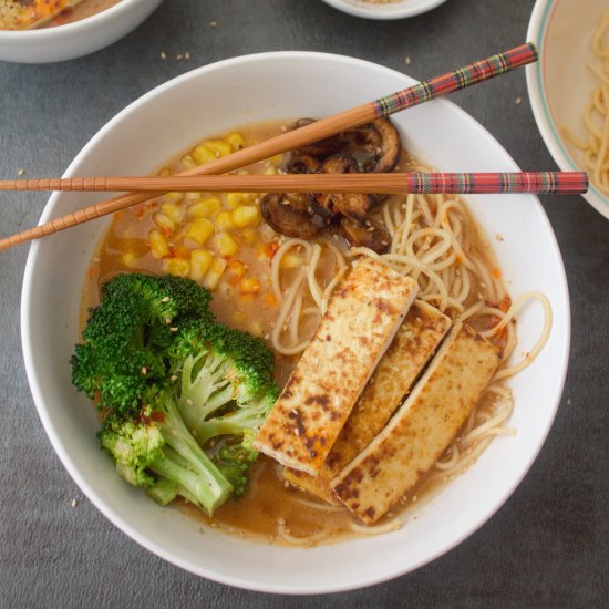 Vegan Miso Ramen Soup