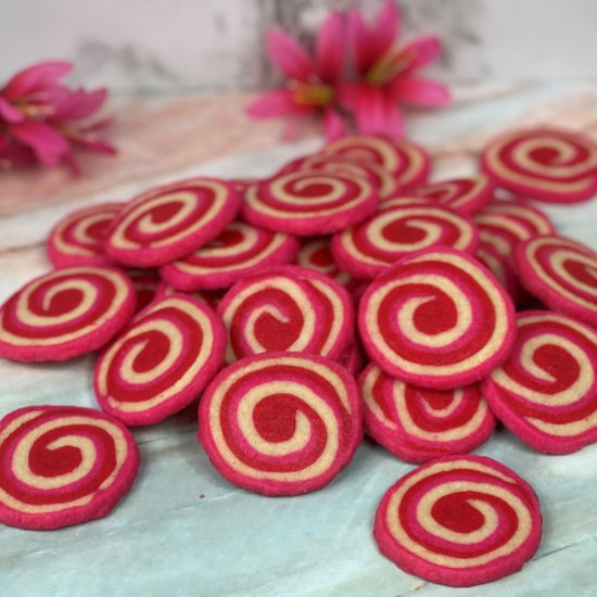 Valentine Pinwheel Cookies