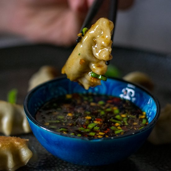 Vegan Mushroom & Kale Gyozas