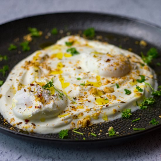 Turkish Eggs with Dukkah