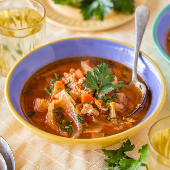 Stuffed Cabbage Soup