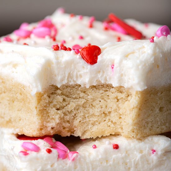 Frosted Sugar Cookie Bars