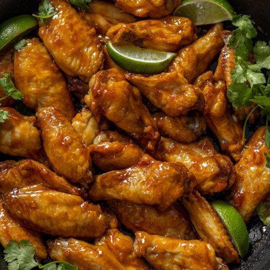 Baked Honey Sriracha Wings