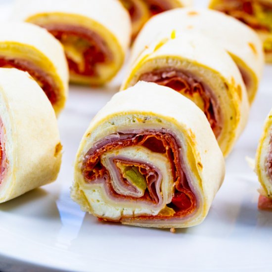 Spicy Italian Pinwheels