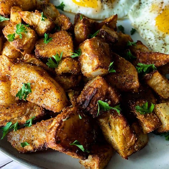 Crispy Air Fryer Breakfast Potatoes